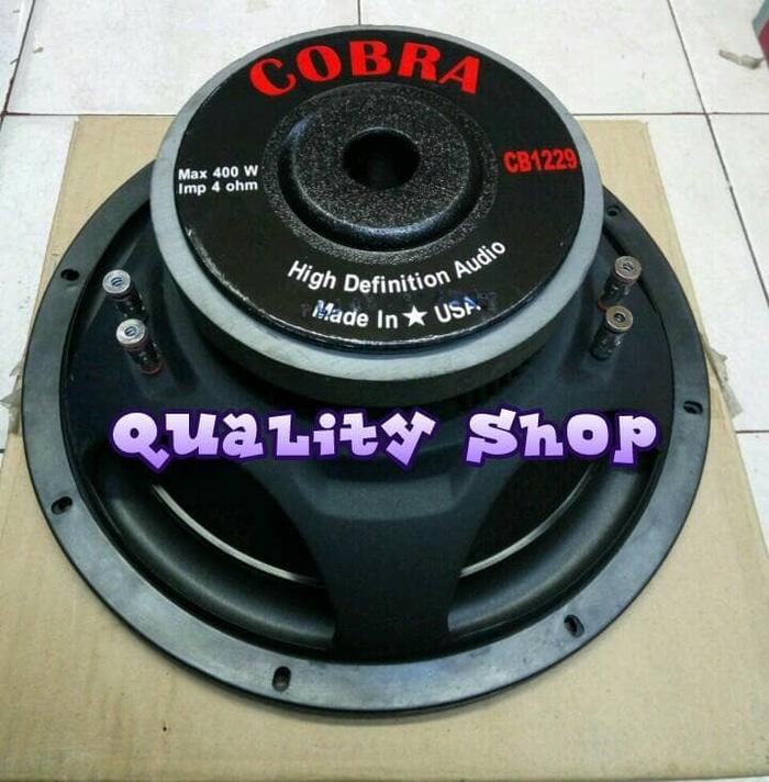 Original subwoofer 12 inch cobra 400 watt made in usa 4-8 ohm