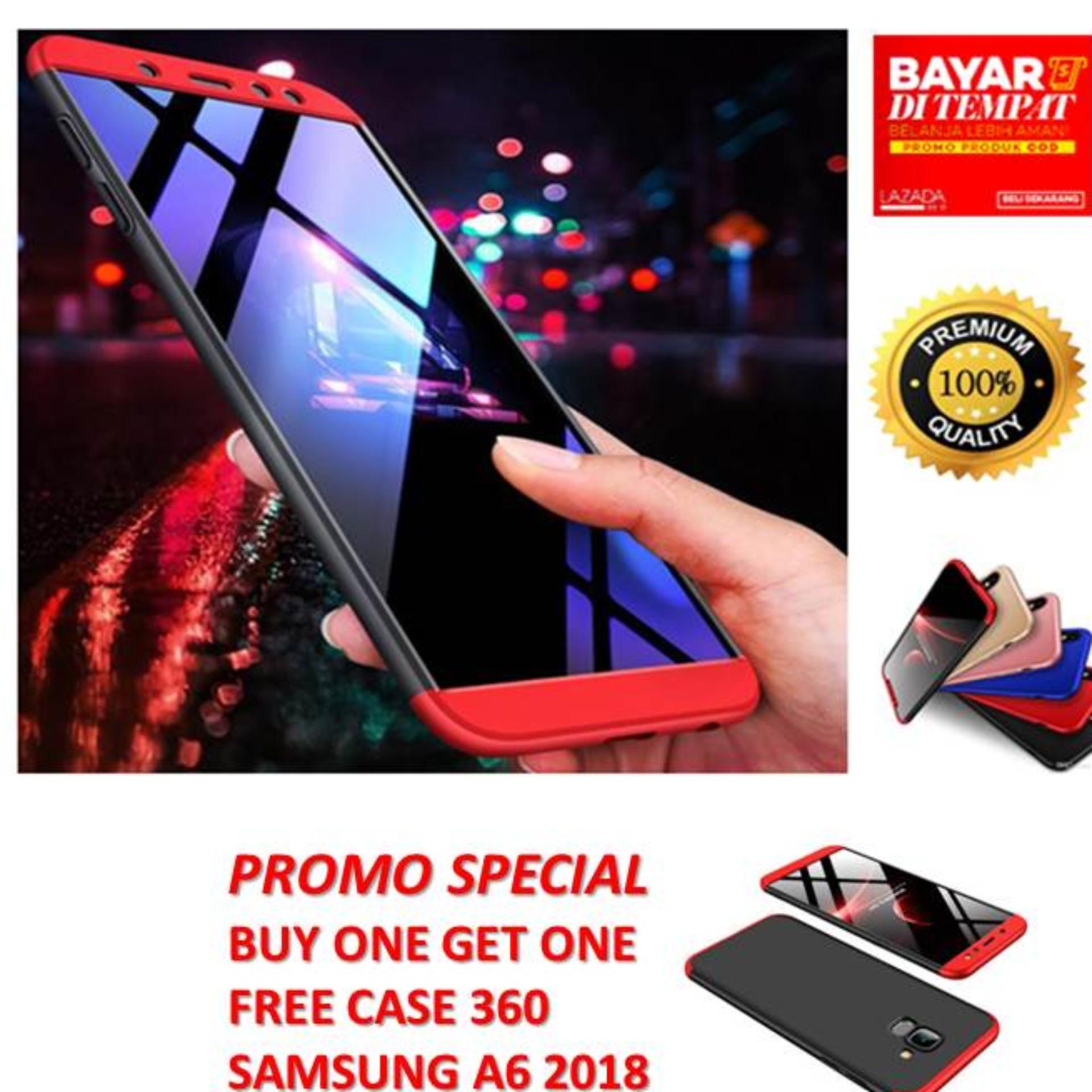 BUY ONE GET ONE CASE HARDCASE PREMIUM FRONT BACK 360 DEGREE FULL PROTECTION FOR SAMSUNG GALAXY A6 2018 / CASE PERLINDUNGAN DEPAN BELAKANG BONUS CASE 360 SAMSUNG A6 2018
