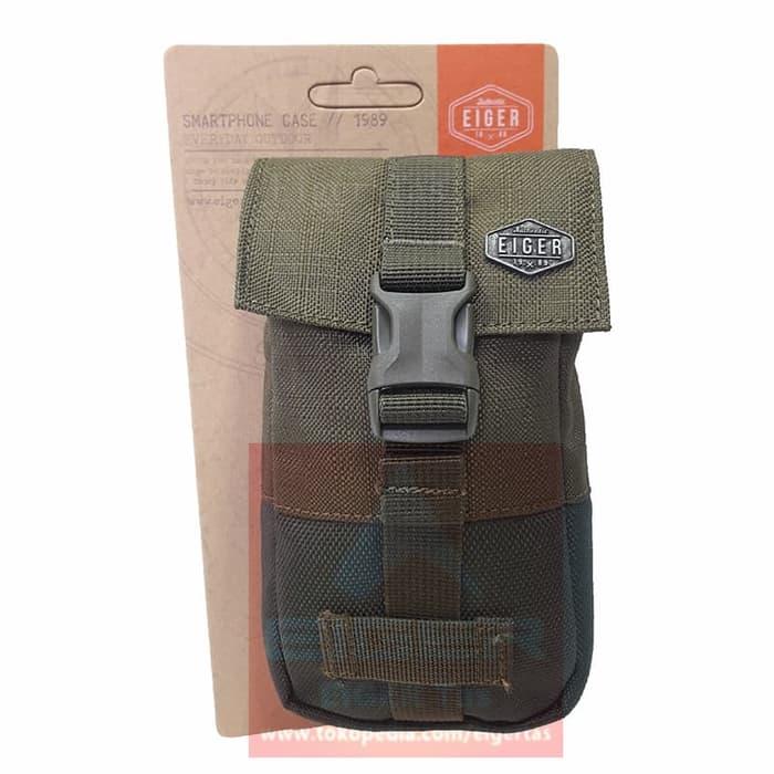 ASLI!!! Tas Hp Eiger 910003419 Olive Crafter Lite Smartphone Case - Waist Bag - 0rXivQ