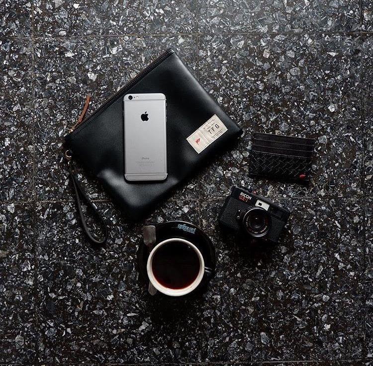 Pouch 203 Black taylor fine goods murah bagus unik berkualitas tas hp