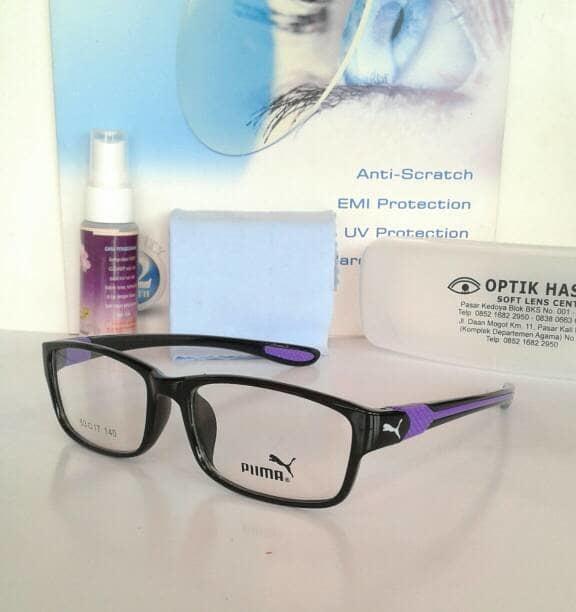 Best Promo! kacamata motif wood paket hemat free lensa transition