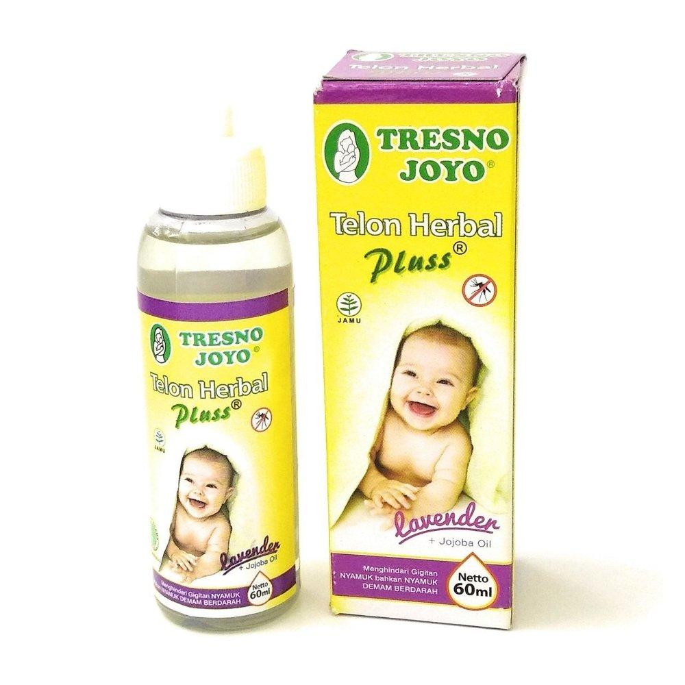 Tresno Joyo Minyak Telon Herbal Pluss Jojoba Oil -Lavender Anti Nyamuk 60ml