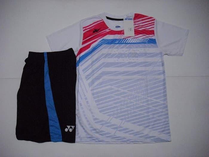 Setelan BADMINTON / BULUTANGKIS Yonex Y.23 (White Black)