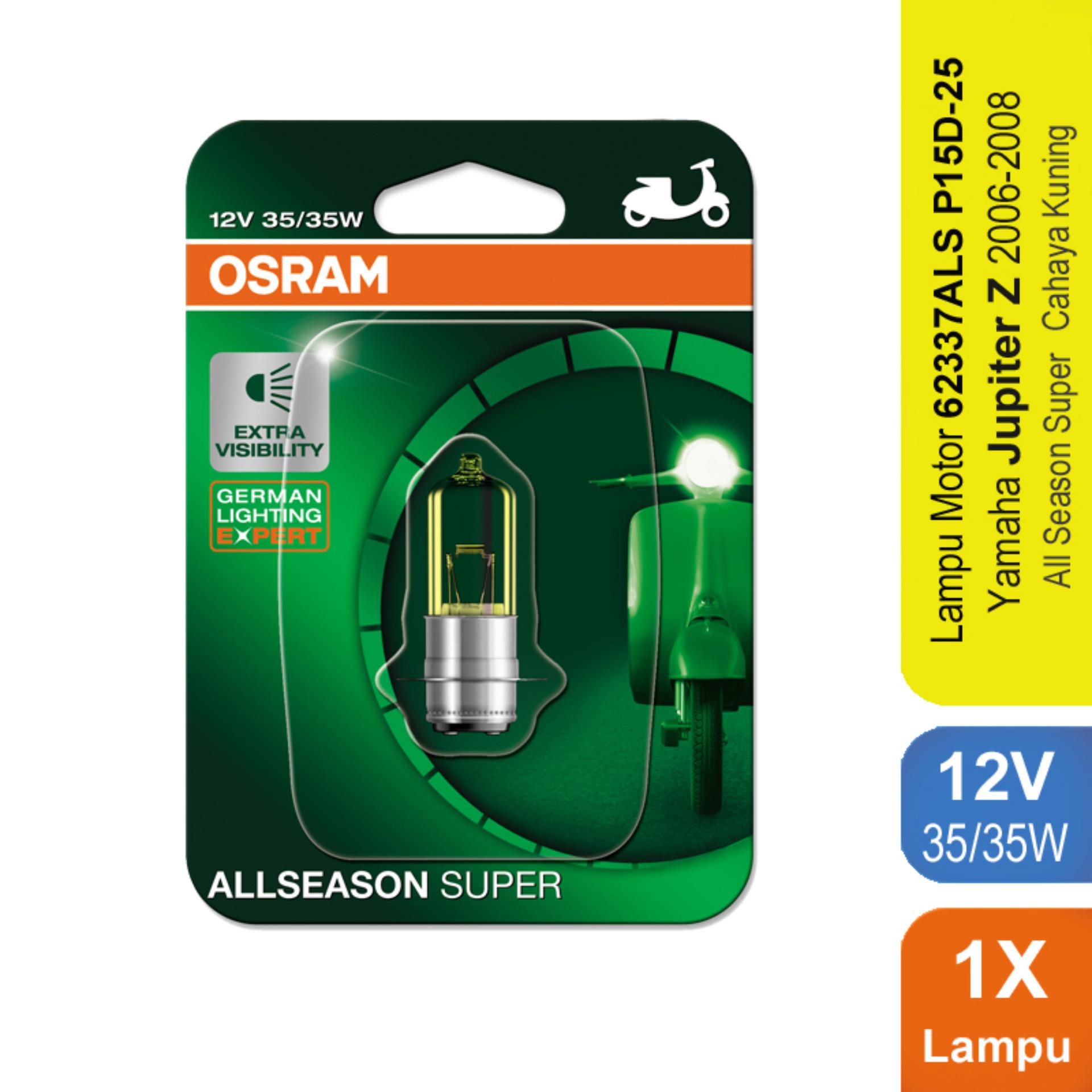 Osram Lampu Depan Motor Yamaha Jupiter Z 2006-2008 - 62337ALS - All Season Super