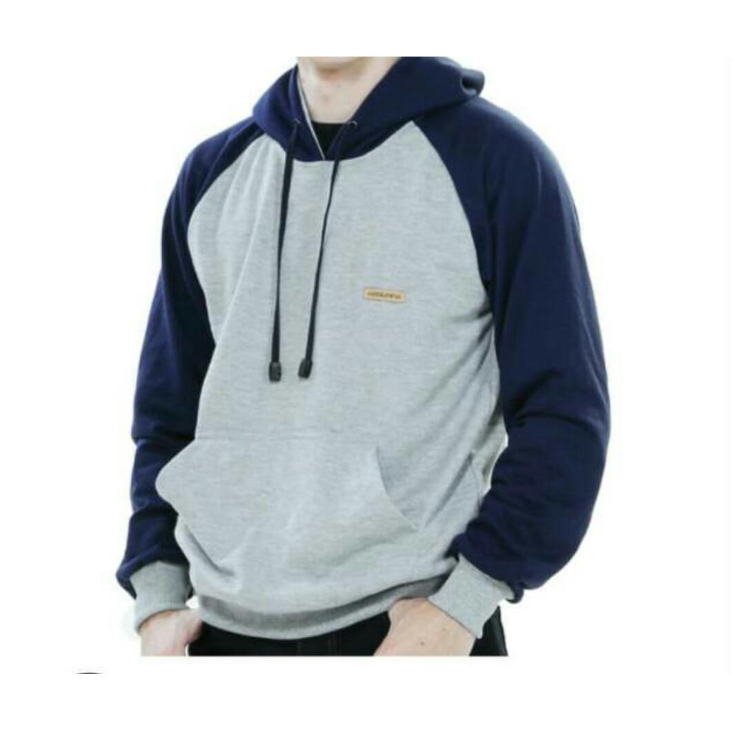 SWEATER PRIA KEREN HOODIE COWOK KASUAL JAKET LAKI ELEGAN UKURAN M-XL ORIGINAL BANDUNG