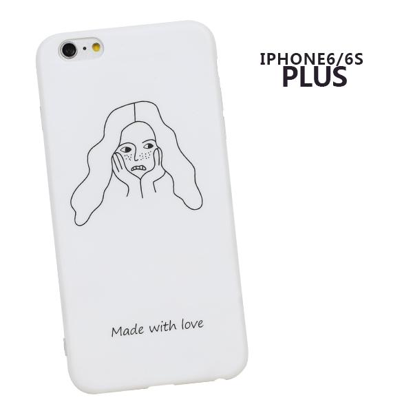 Di Selubung Ponsel 7 Plus Model Sama Anak Perempuan Sarung Gel Silika Iphone8 Karakter Bungkus Penuh