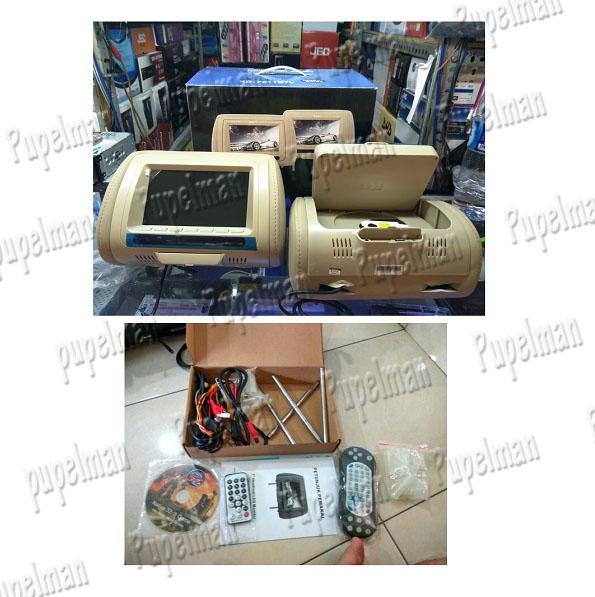 2bh Aksesoris Mobil TV DVD USB SD Game Headrest Tape Sandaran Kepala Head Unit Monitor Avanza Xpander Calya Innova Gran Max Brio Satya Sigra Xenia Rush Ertiga HRV Ayla Terios Agya Mobilio APV Pajero Sport Fortuner CRV Sienta BRV Sienta Asesoris Mobil