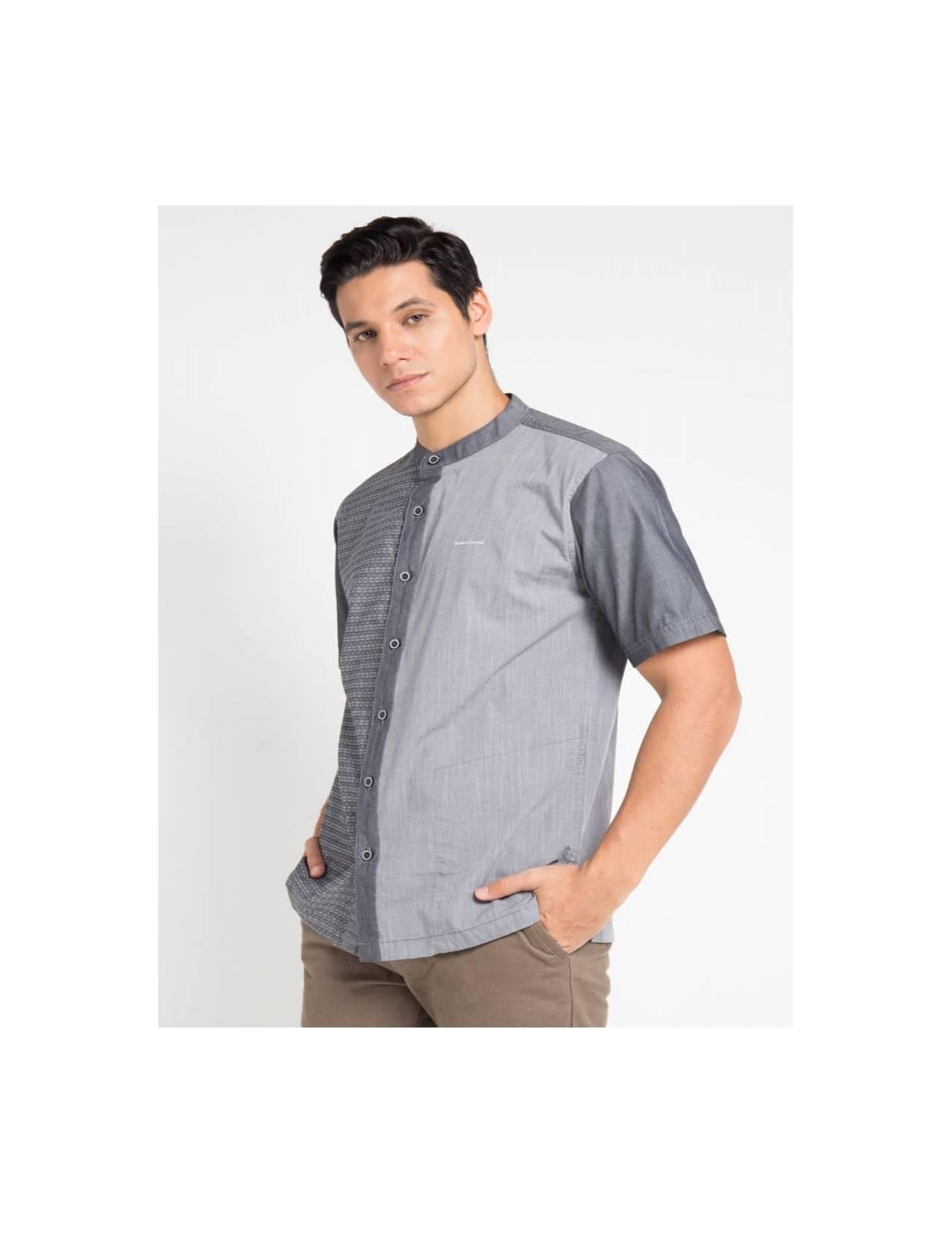 Baju Koko merk Cardinal Original - Abu -abu Tua, M