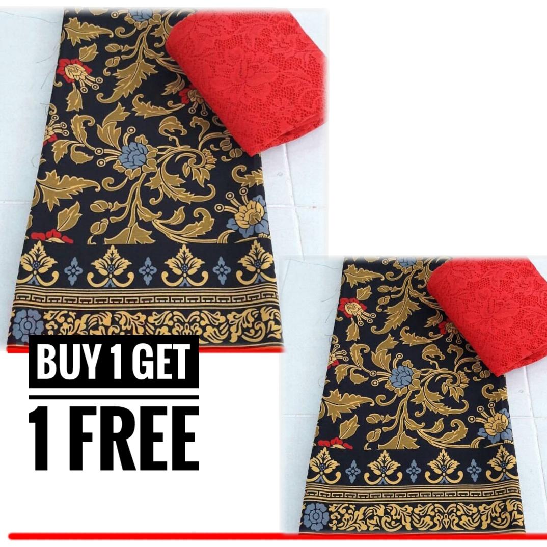 cherry - BIG PROMO RAMADHAN setelan kain satin bali dan brokat lembaran bahan kebaya kutubaru kebaya modern kebaya seragaman BUY 1 GET 1 FREE