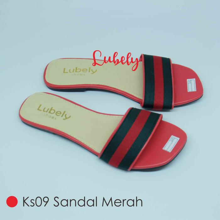 KS09 FLAT SELOP SANDAL - sepatu wanita / sepatu kantor / sepatu kets / sepatu olahraga / sepatu pria / sepatu pantofel / sepatu heels / sepatu wedges / sandal pria / sandal wanita / sandal wedges / sepatu sekolah / sepatu anak / sepatu murah
