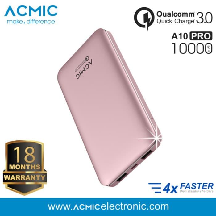 Power Bank ACMIC A10PRO 10000mAh Rose Gold