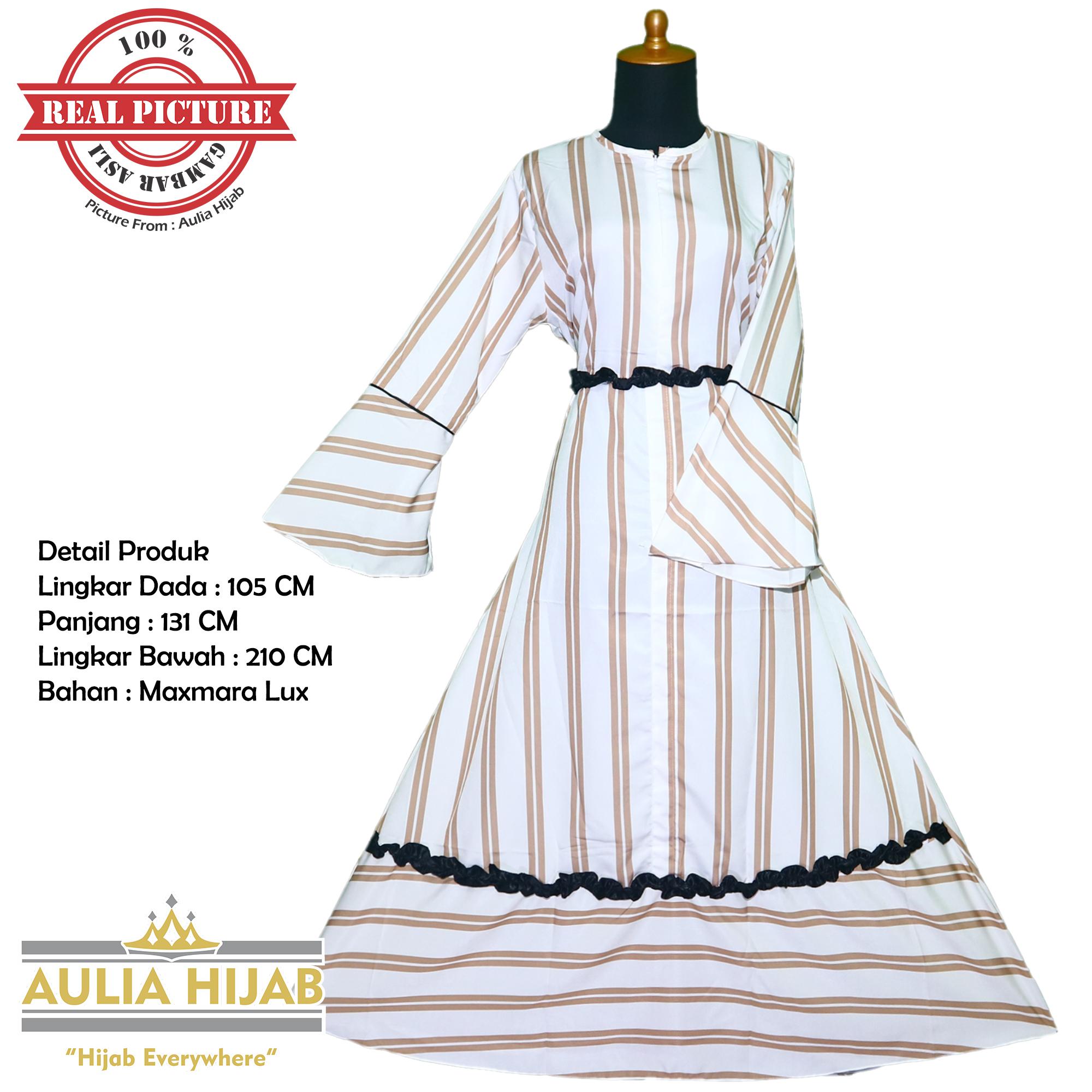 Aulia Hijab - Gamis Maxmara Asli Joana Dress Maxi Bahan Maxmara Lux Asli/ Gamis Jumbo