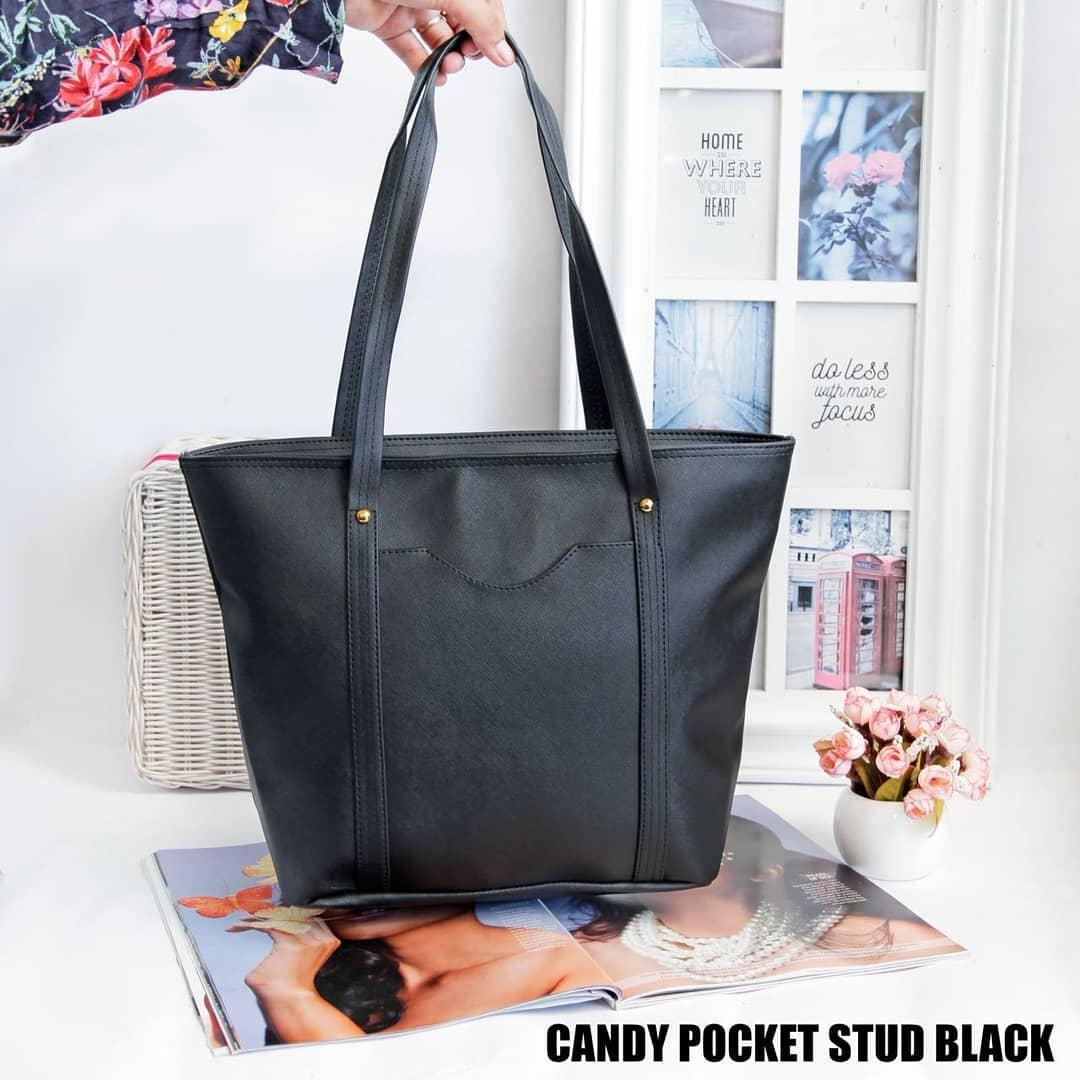 Ubay Shop - Tote Bag New Candy Stud Pocket