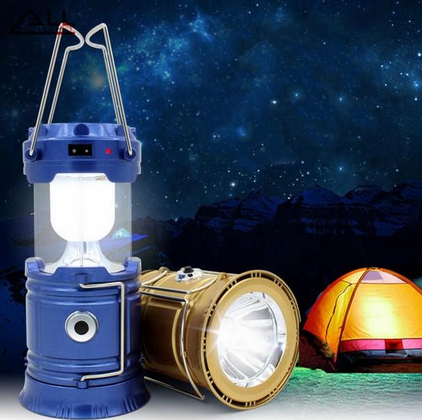 lampu camping emergency lentera tarik solar