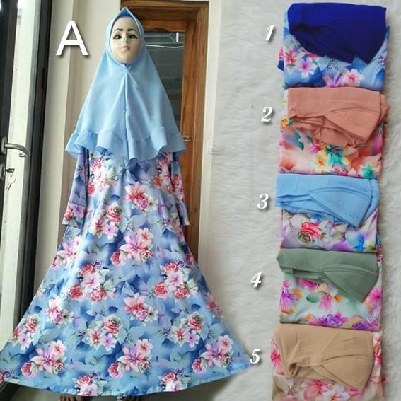 Gamis Syar'i anak tanggung kain misbi A -. 4