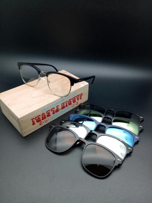 PALING LARIS kacamata minus clip on rayban 5 lensa fullset