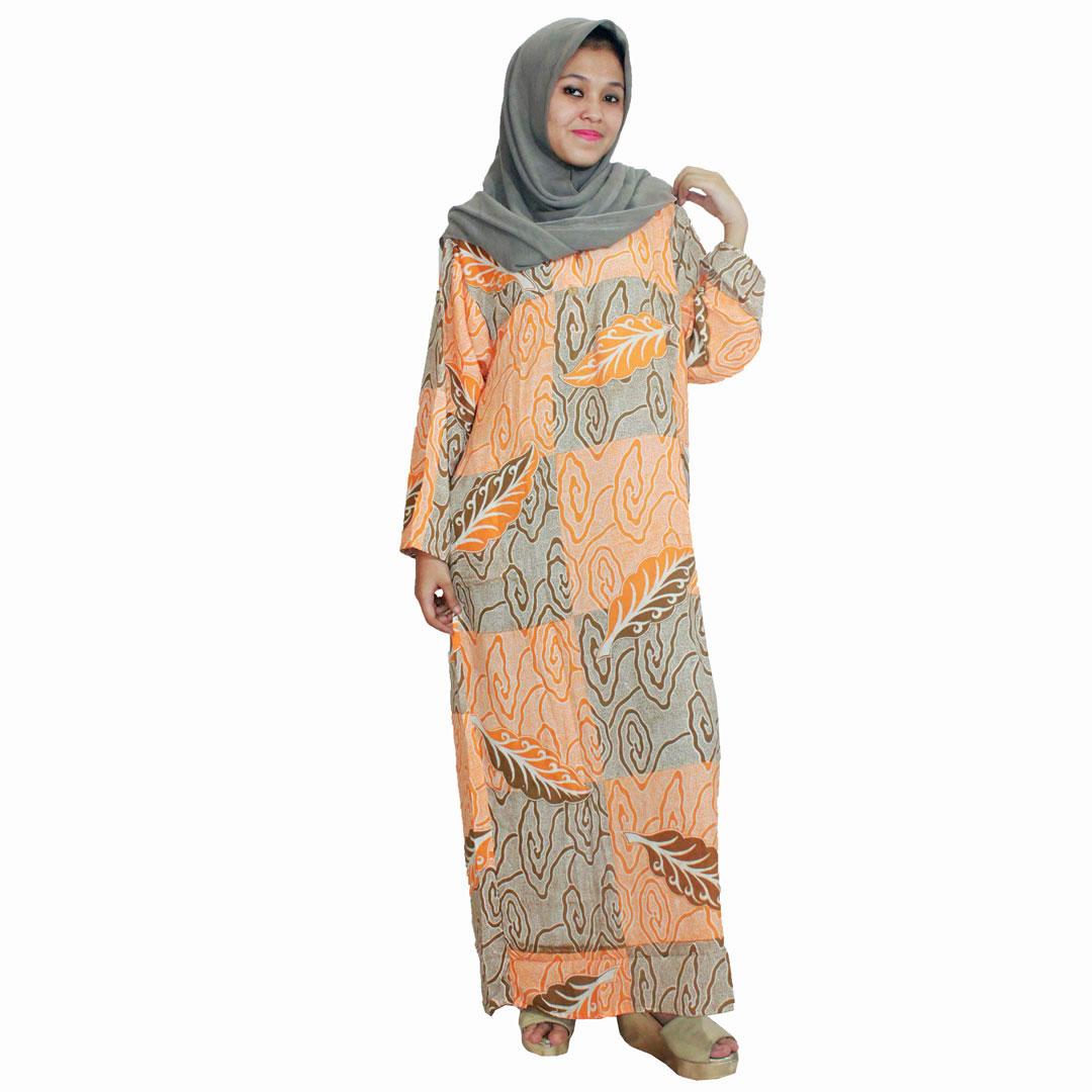Longdres Batik, Daster Lengan Panjang, Baju Tidur, Kancing, Daster Bumil - Busui (LPT001-06) Batikalhadi Online