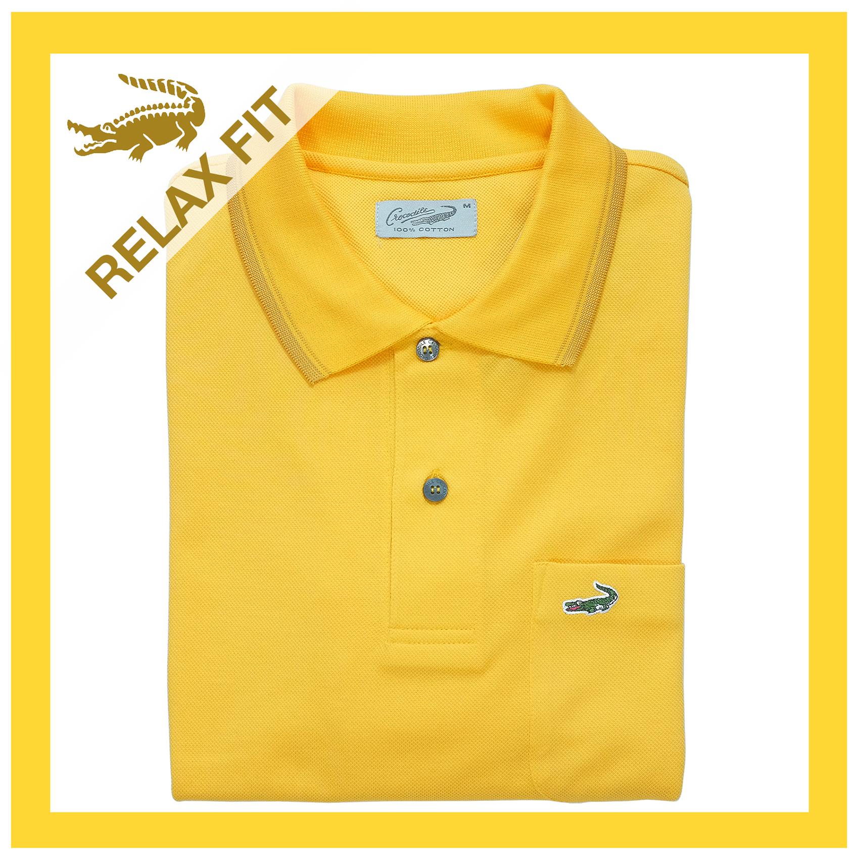 COLE Pineapple - Baju pria Crocodile Men Polo Shirt Relax Fit - Bahan Katun 100% Cotton