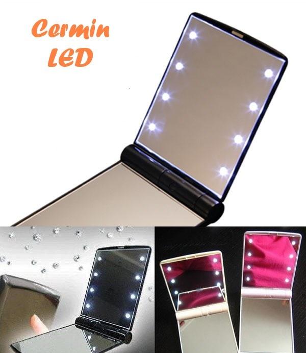 Harga Promo Cermin LED Terdapat 8 butir lampu LED,kaca rias mirror make up led