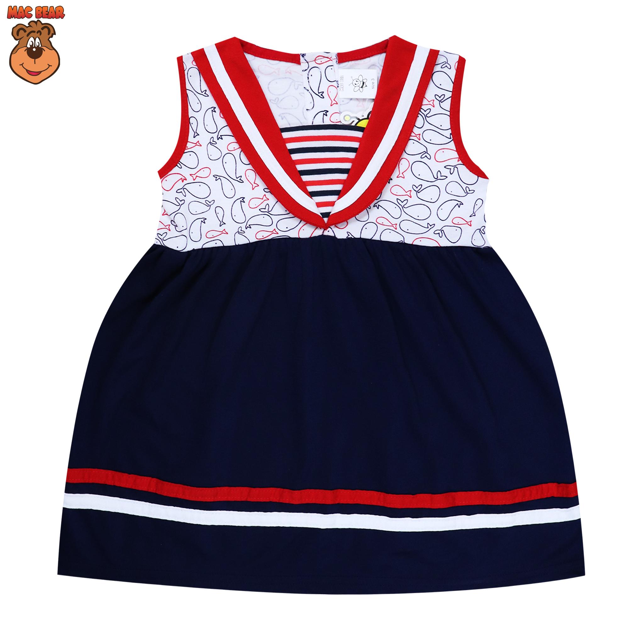 MacBee Kids Baju Anak Dress Sailor Dolphins