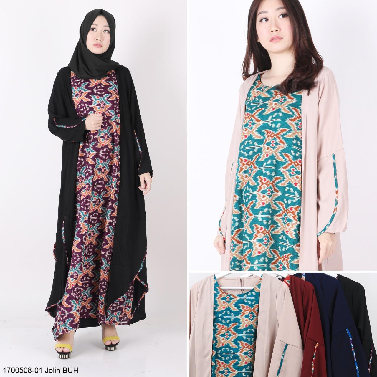 Ezpata Gamis Pesta Dress Hijab Terbaru Lebaran 2018