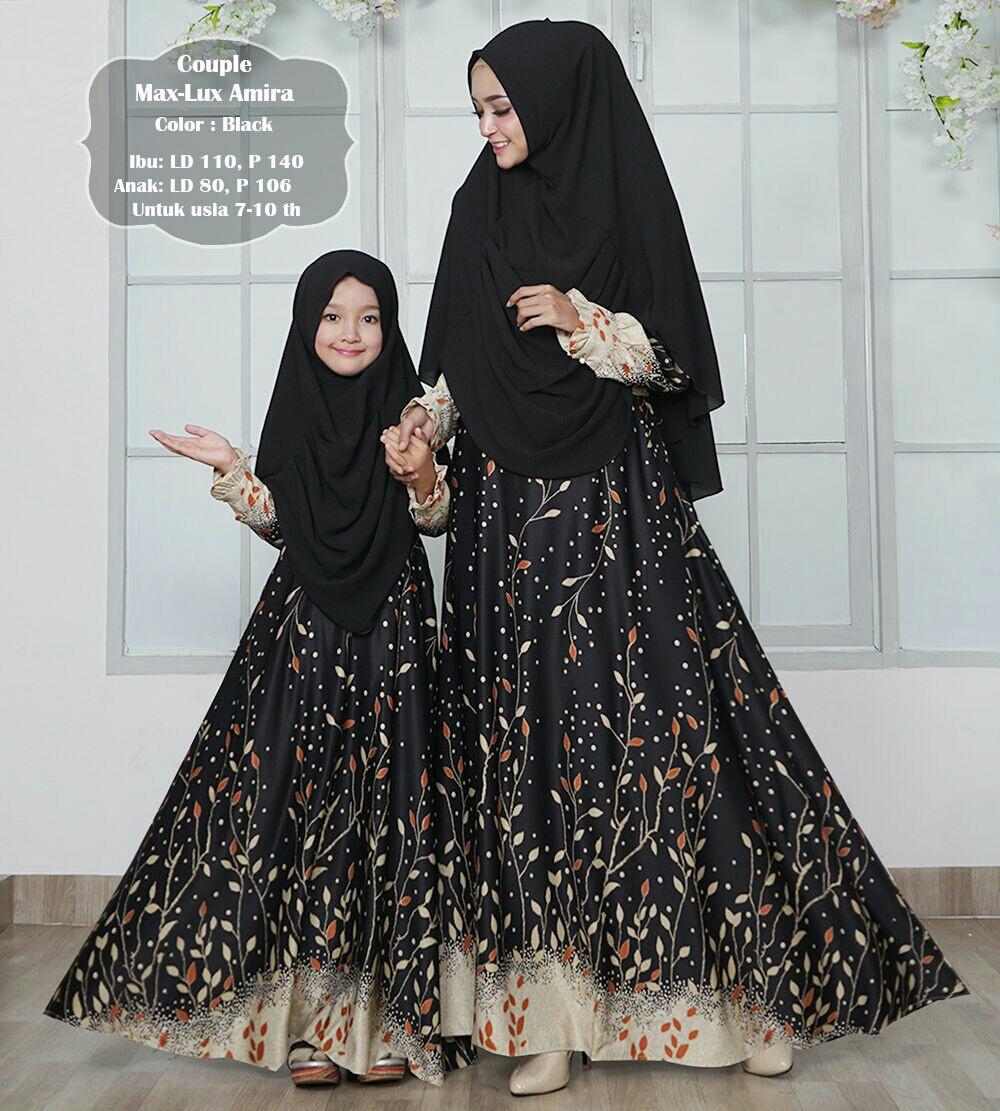Humaira99 Gamis Syari Muslim Couple Ibu dan Anak Dress Hijab Atasan Wanita Maxmara Marsya