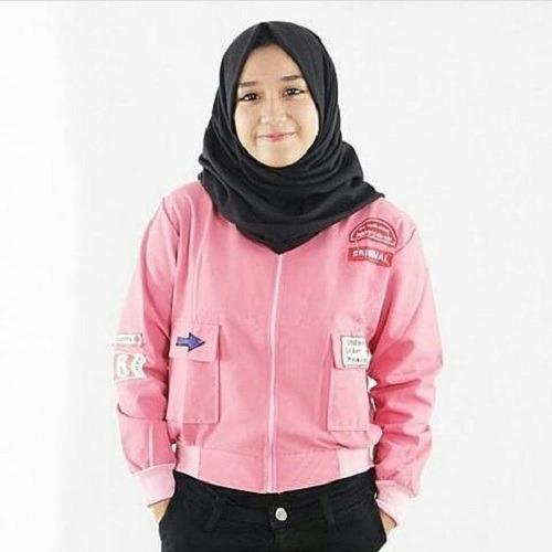 Baju Muslim Original Jacket Bruni Jaket Wanita Modern Simple Atasan Wanita Pakaian Jaket Casual Luaran Modern Trendy Terbaru 2018
