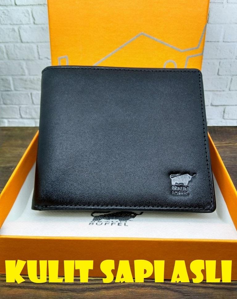 DOMPET PRIA KULIT ASLI - BRAUN BUFFEL 12 SLOT