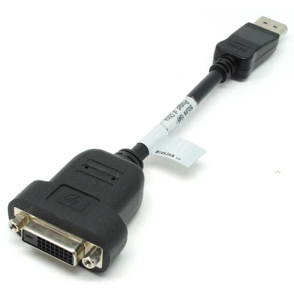 HP Bizlink Display Port to Female DVI-D Dual Link Adapter / Kabel DVI Terbaru Murah