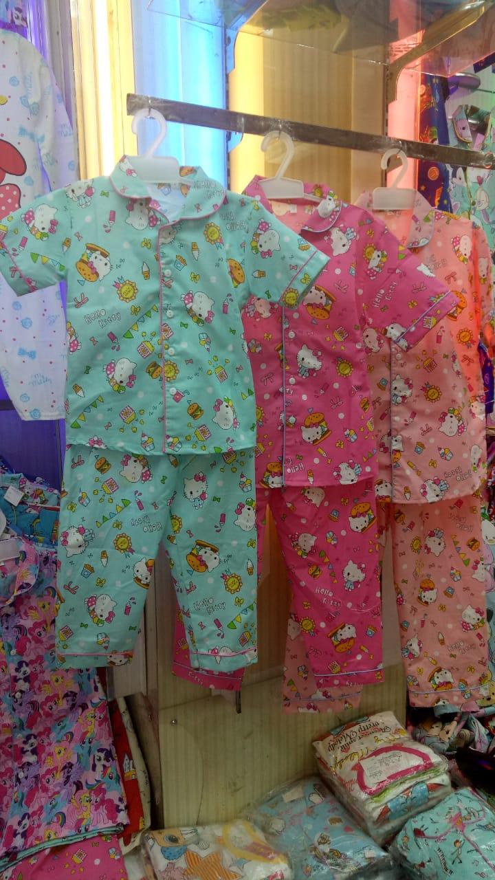 Cosenli BAJU TIDUR ANAK HELLO KITTY 1 STELL SIZE ( 16, 18 DAN 20 ) # DAH2112