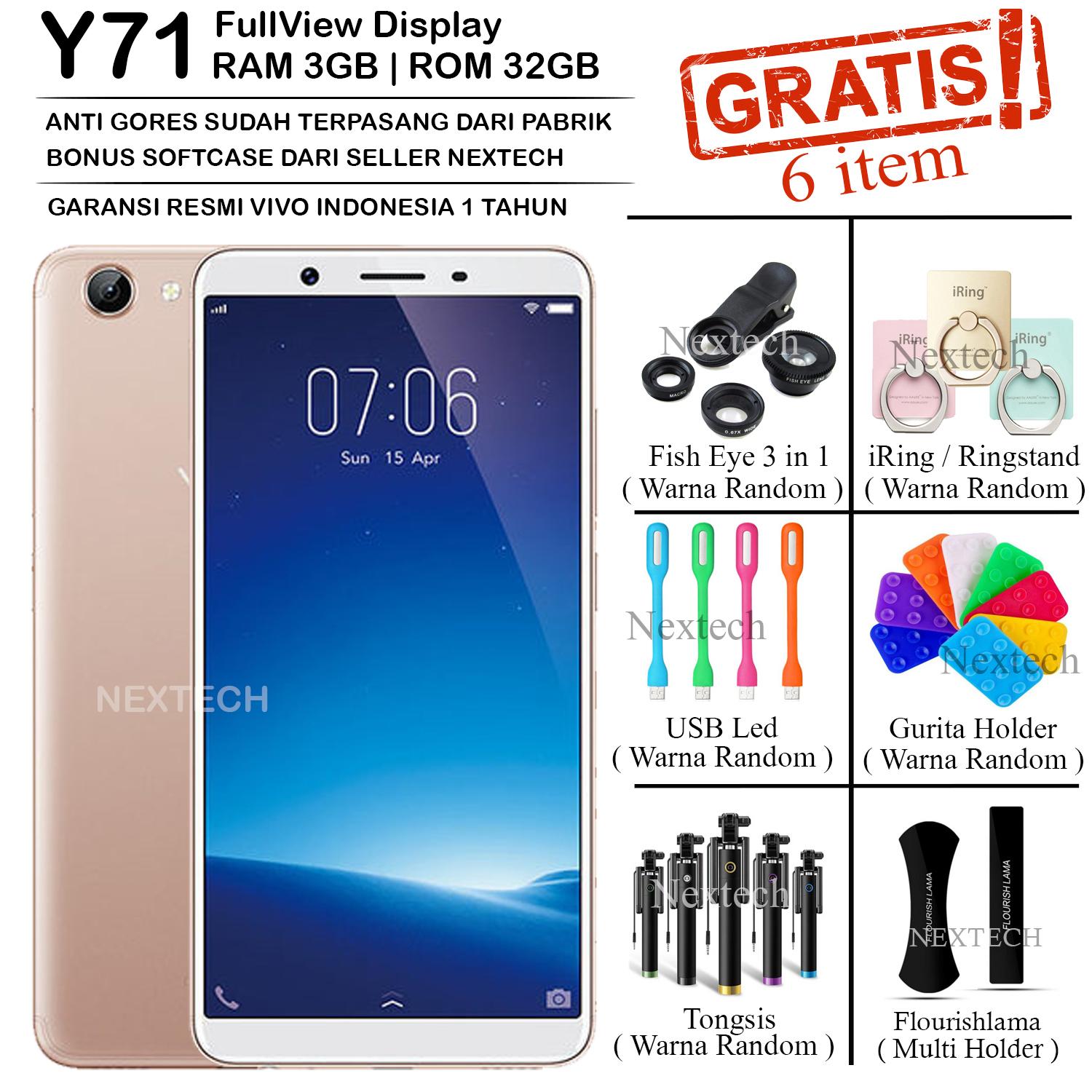 VIVO Y71 ( 2018 ) - RAM 3GB - ROM 32GB - GARANSI RESMI