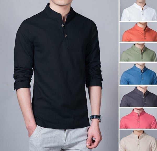 HARGA SPESIAL!!! Baju Koko Shaquille Coklat. Kemeja Soccer Baju Sholat Muslim Gamis - K8GeXB