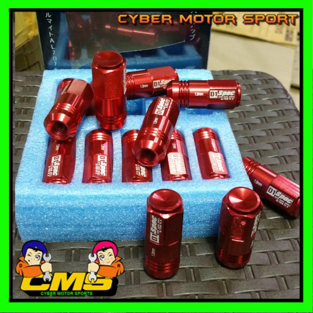 Baut Racing D1 Spec MERAH. Isi 20pcs. baut roda mobil D1 Spec Warna RED