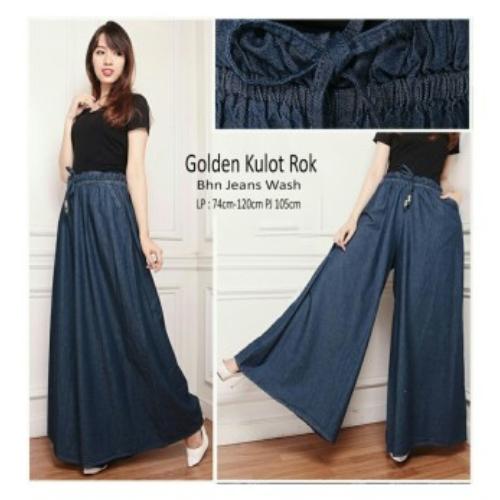 Sb Collection Celana Trio Kulot Rok Plisket Hitam Models And Prices Source · Celana Kulot Rok