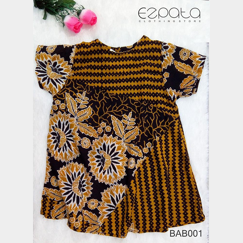Ezpata Baju Batik Anak Perempuan / Dress Anak / Daster Anak Lucu
