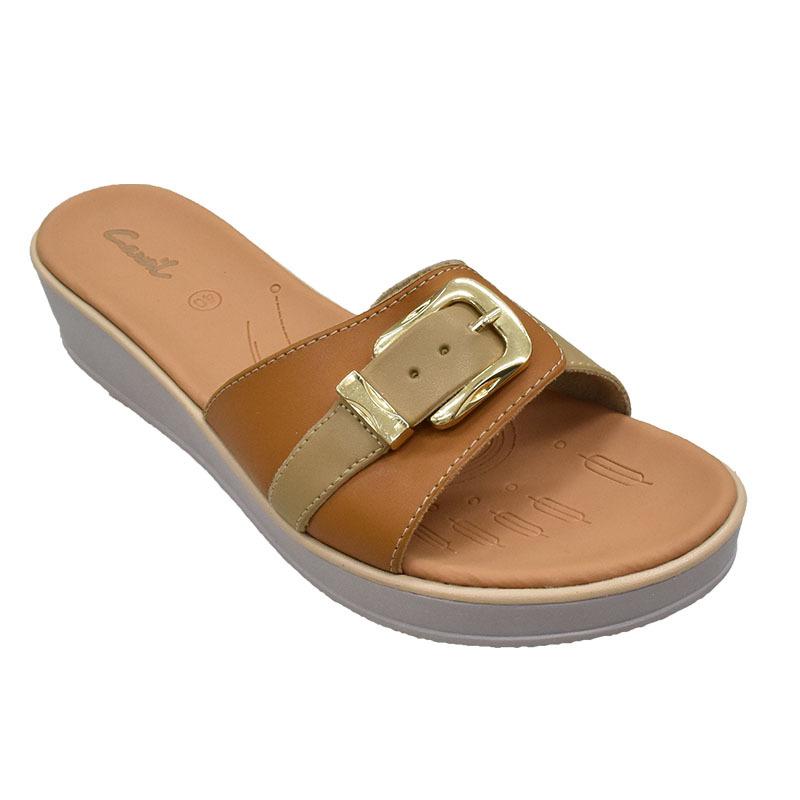 CARVIL SANDAL CASUAL LADIES UBBER-02L BEIGE