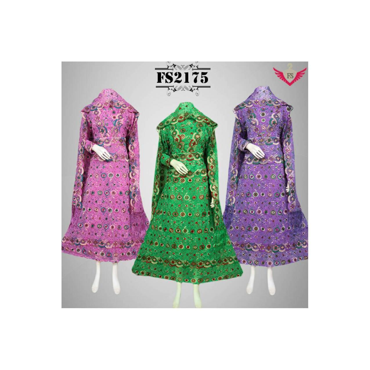 Gamis Pesta Sari India + Selendang