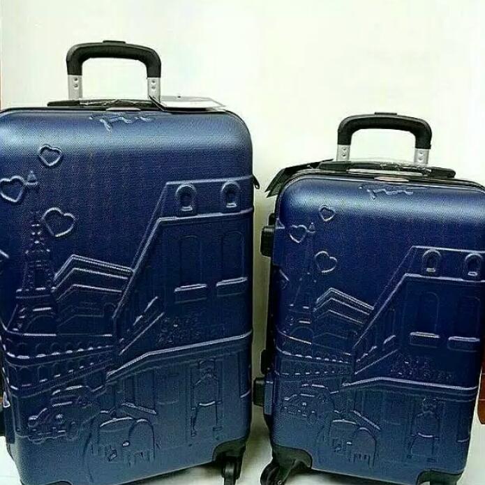 Koper Motif Cafe Paris 20 Inch Koper Murah Free Ongkir