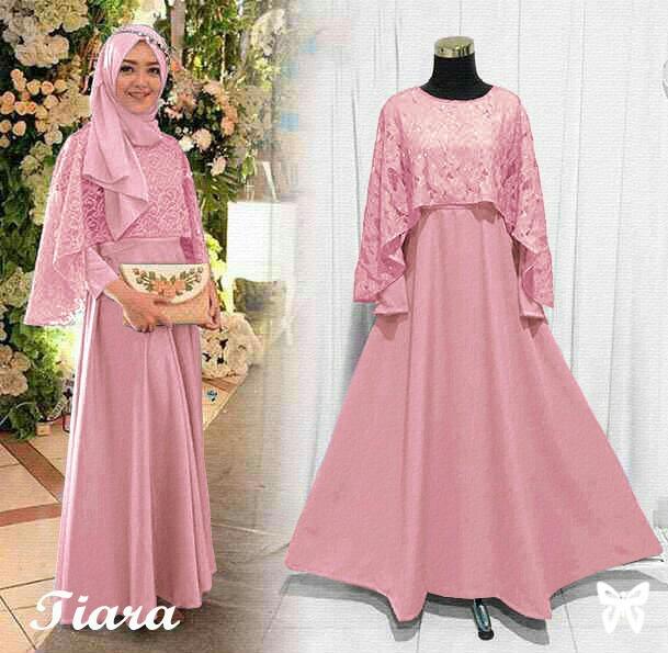 J&C Dress Tiara / Dress Maxi / Maxi Muslim / Maxi Dress / Dress Muslim / Busana Muslim / Dress Brukat / Baju Muslim / Baju Gamis Wanita / Dress Jersey / Hijab Fashion / Hijab Style