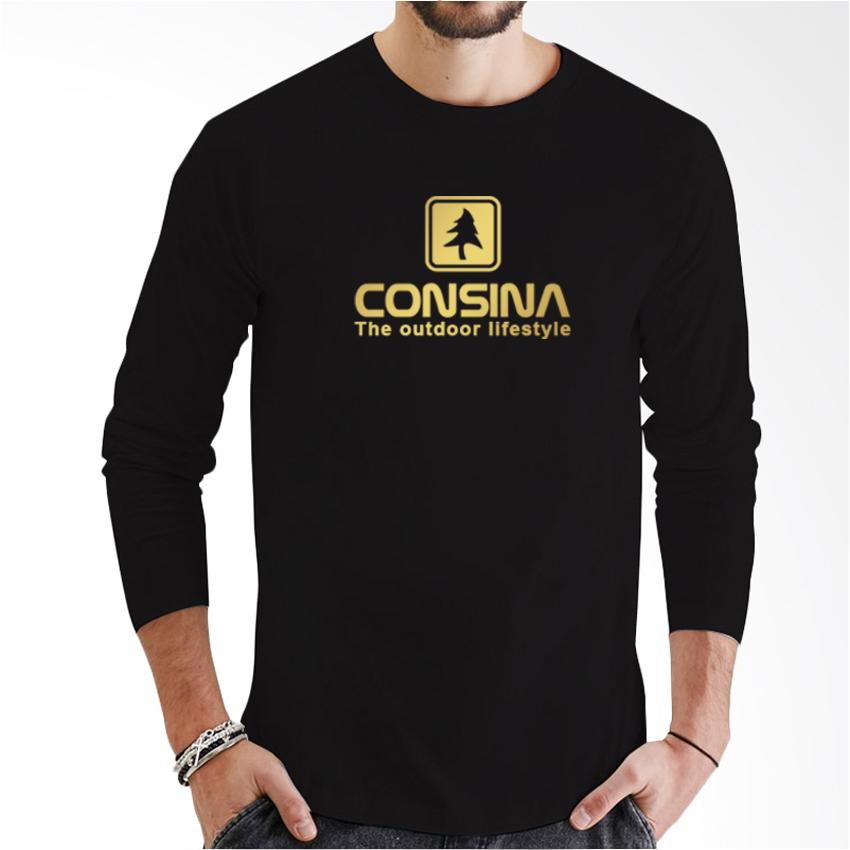 Jakarta Distro Kaos Long Sleeve Consina Big Gold Premium