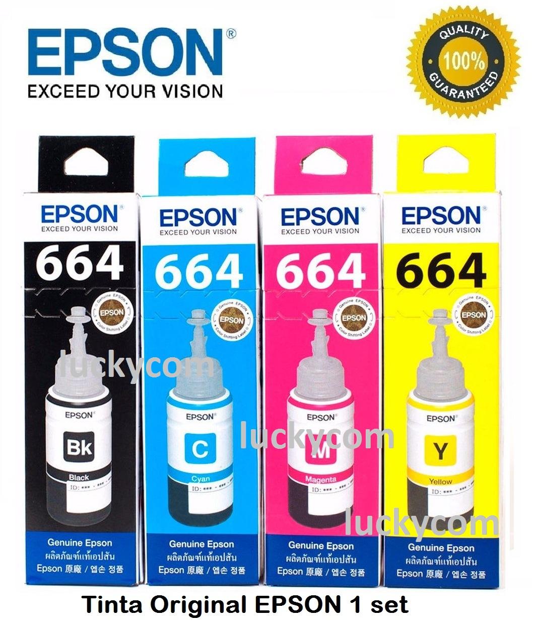 Tinta Epson T664 Series For Epson L 120 L220 L360