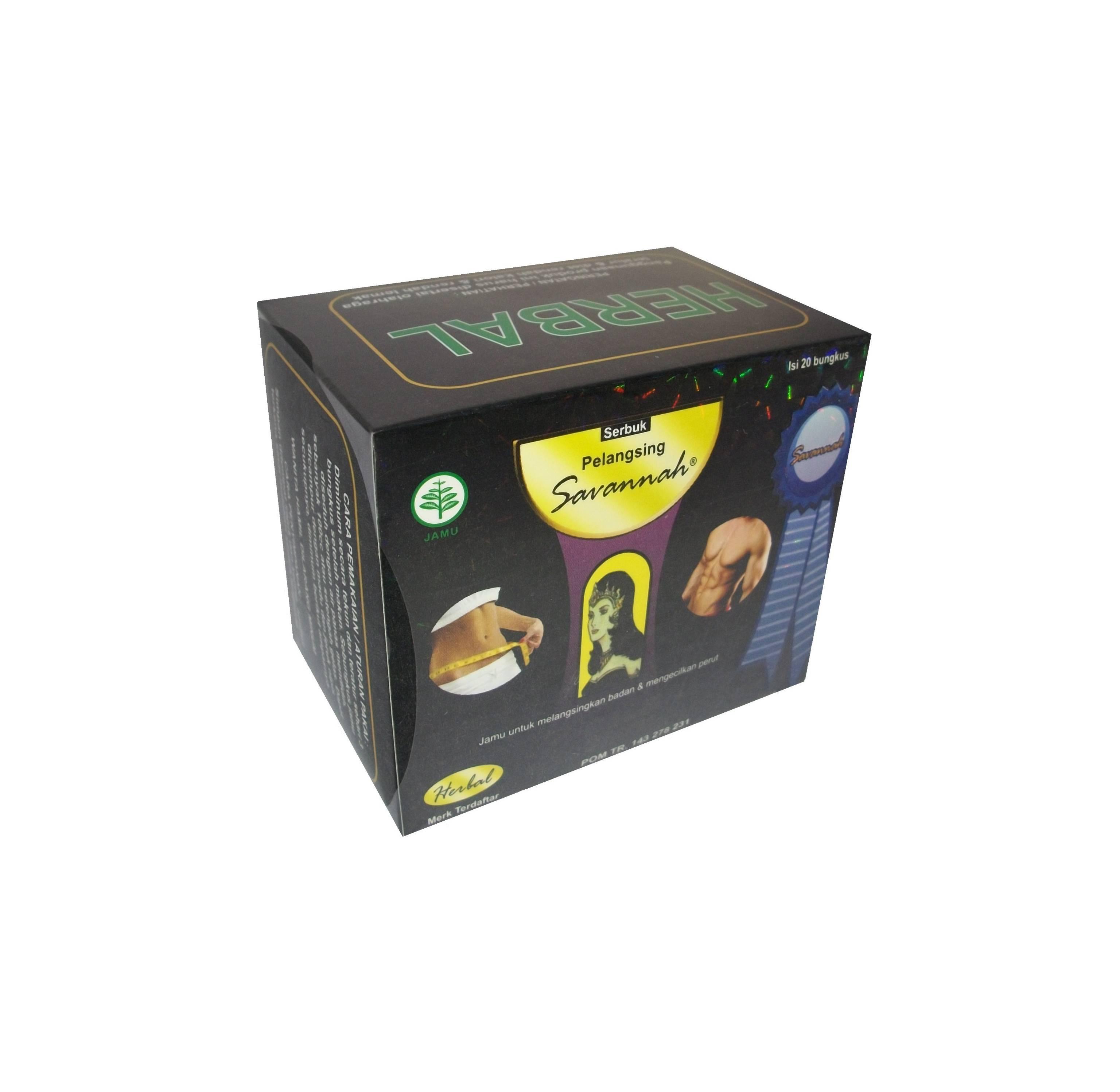 Jamu Pelangsing Savannah (Paket Isi 2 Kotak)