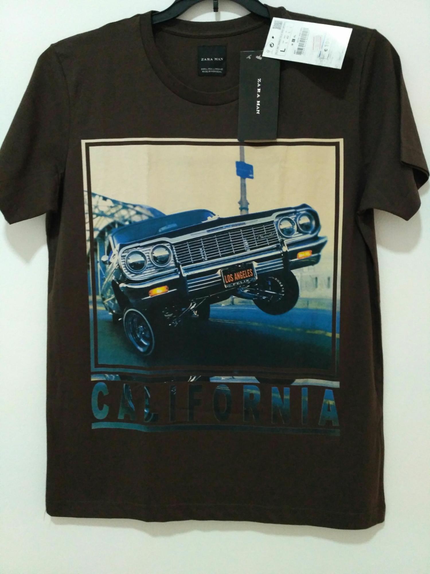 Kaos Zara man zeep