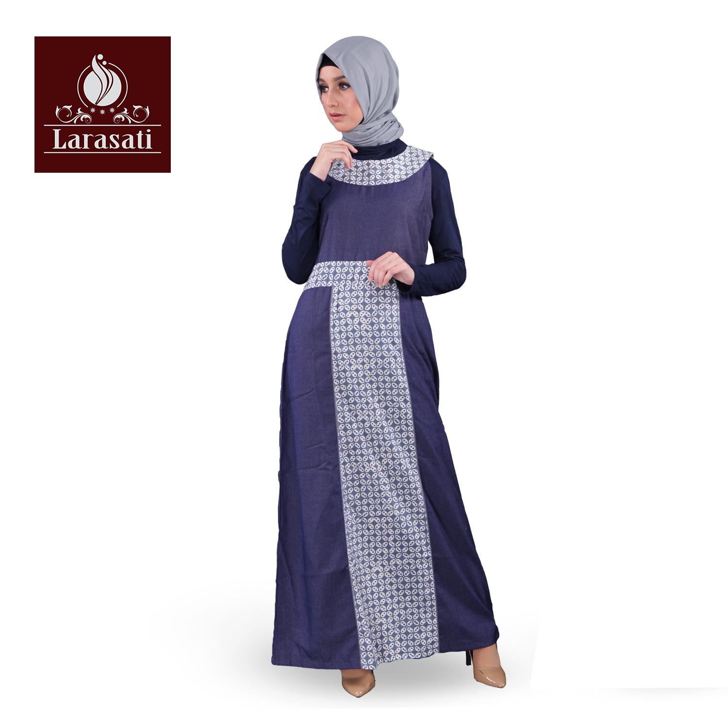 Gamis Tanpa Lengan Larasati Drupadi 05 Abu