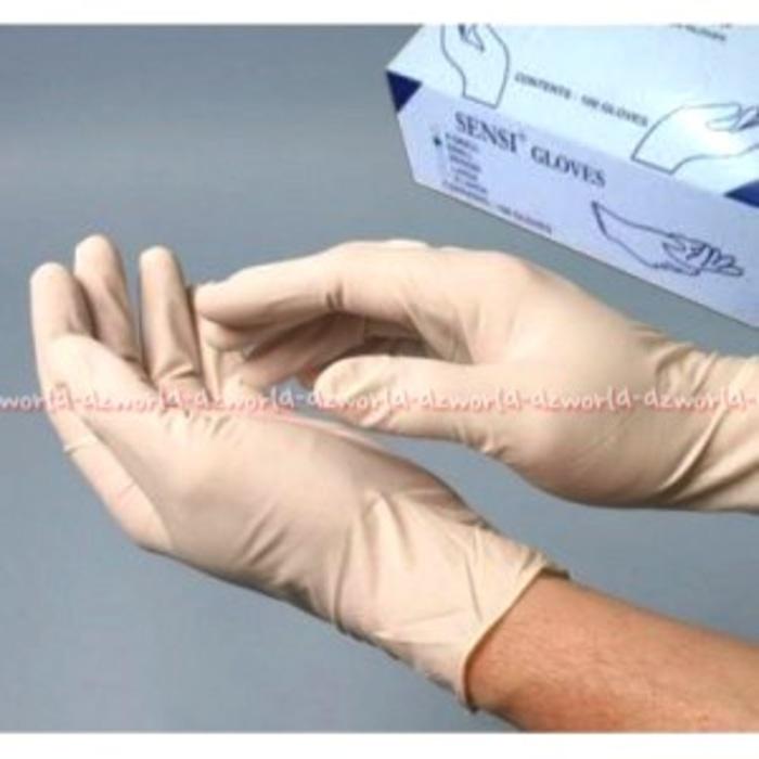Sarung Tangan Dokter- Sarung Tangan Lateks Sensi- Sarung Tangan Karet