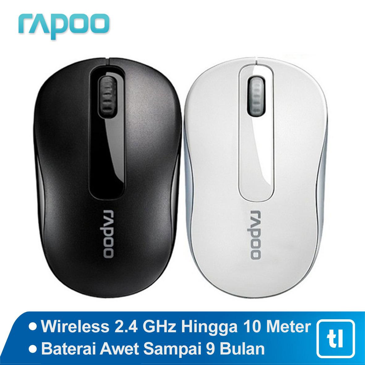 Rapoo Mouse M10 Original Garansi Resmi / Mouse Wireless Murah / Mouse Wireless Terbaik / Mouse Wireless Laptop
