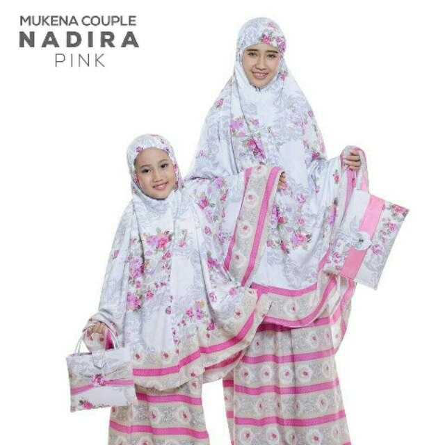 PROMO FREE ONGKIR MUKENA BALI COUPLE NADIRA / GROSIR SUPPLIER RESELLER MUKENA TASIK MURAH TERLARIS (merah)