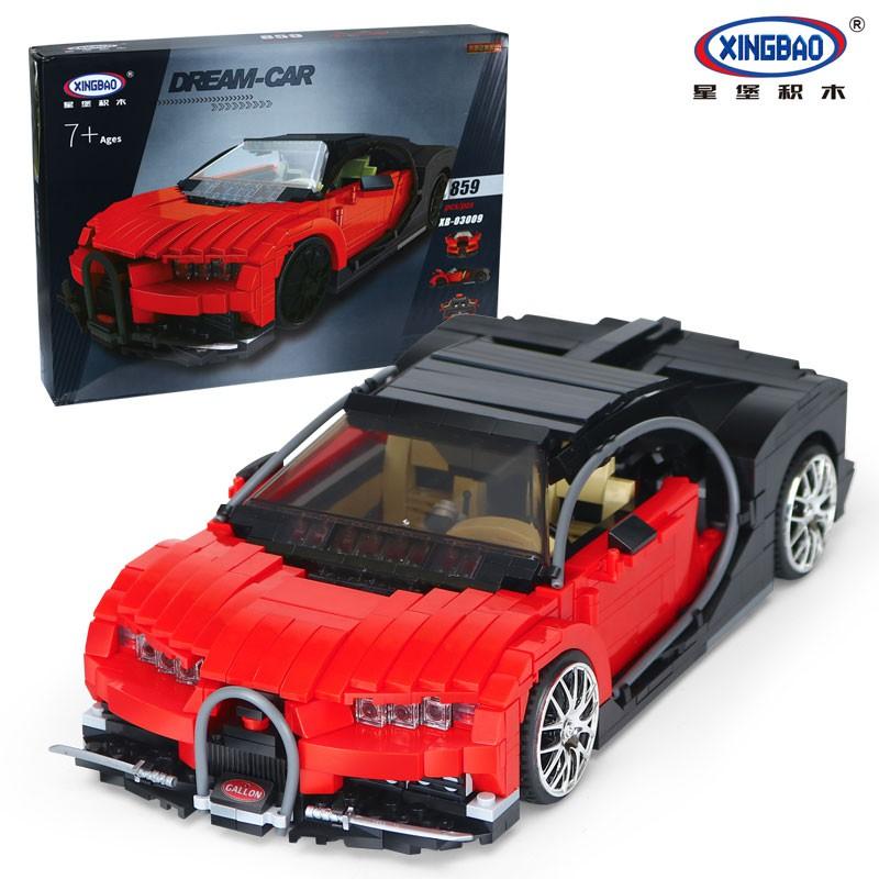 XingBao 03009 - 859Pcs - Creative MOC - Technic Series - The Gallon Supercar Set