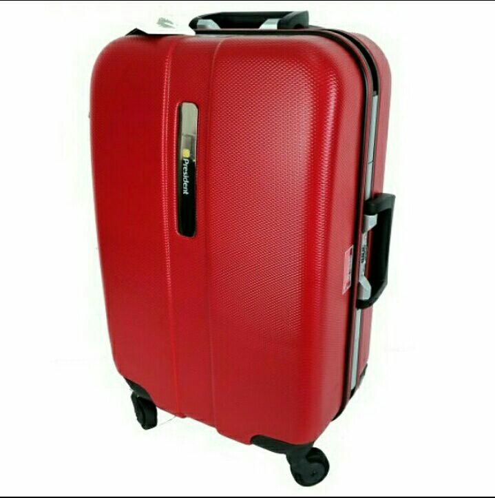 Koper President 20 Inch Merah Hitam Free Ongkir Jakarta Bekasi Depok