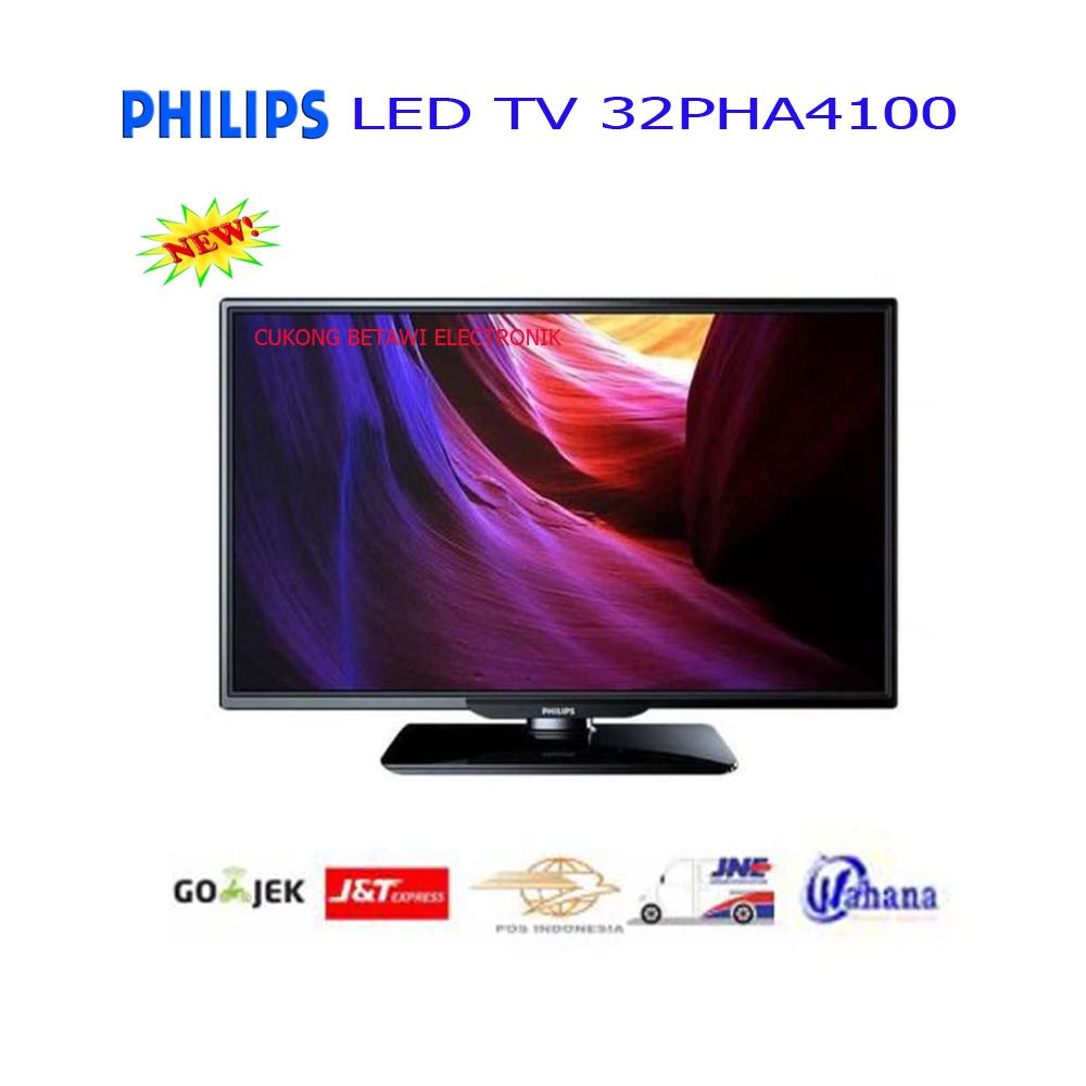 PHILIPS 32PHA4100 LED TV 32 INCH HD READY FLAT VGA HDMI USB-Resmi